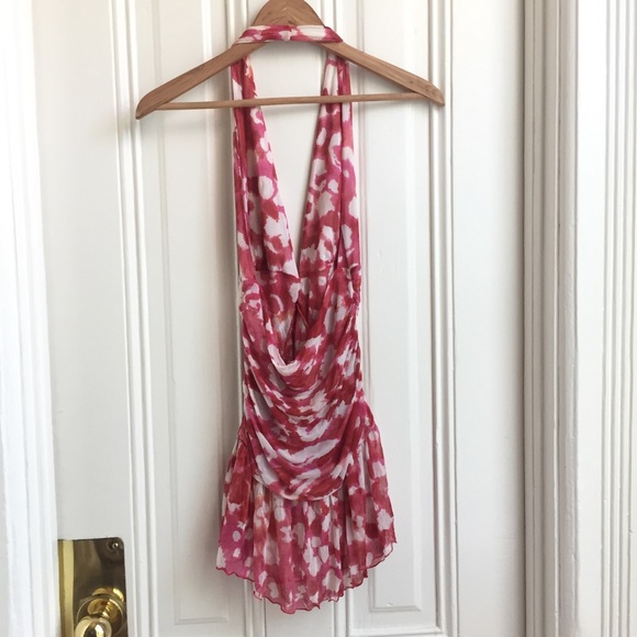 Diane von Furstenberg Pink Halter Top - Picture 7 of 7